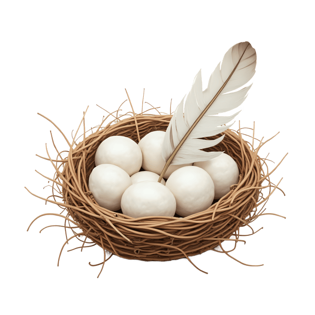 Free transparent PNG: Fluffy Down Feather  Soft Nest Clipart, free downloadable png