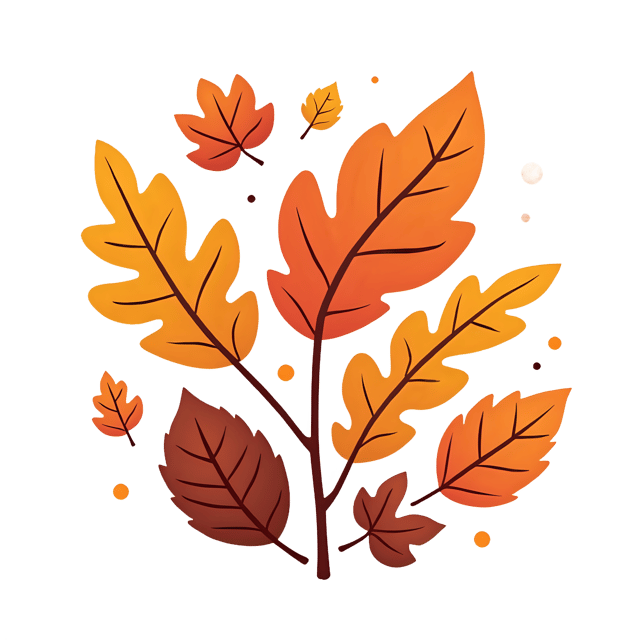 Free transparent PNG: Fall Leaves Cameo  Warm Tones Nature Clipart, free downloadable png