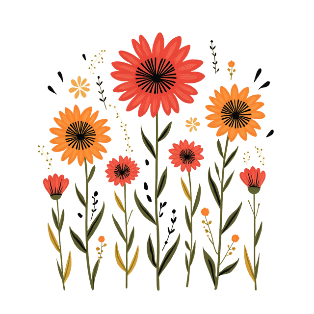 Free transparent PNG: Witty Hand-Drawn Blossom PNG with Transparent Background for Creative Use