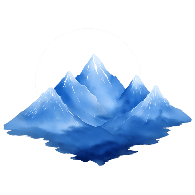Free transparent PNG: Mountain Dawn Kiss PNG with Transparent Background for Nature and Landscape Design