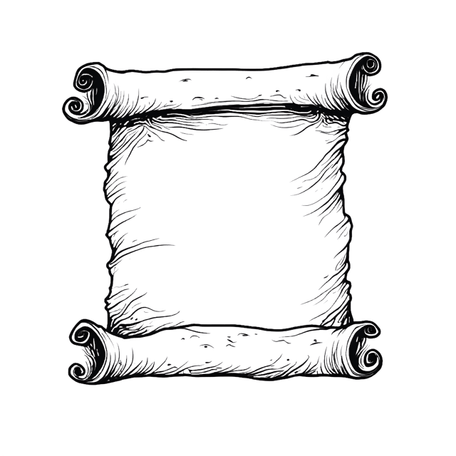 Free transparent PNG: Scroll with Curled Tips  Decorative Clipart, free png download