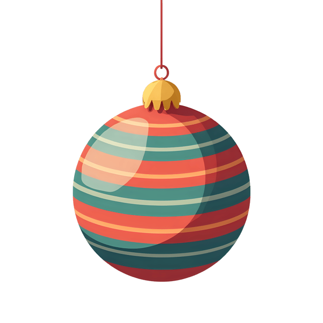 Free transparent PNG: Striped Holiday Ornament  Layered Stripe Pattern Clipart, free download png