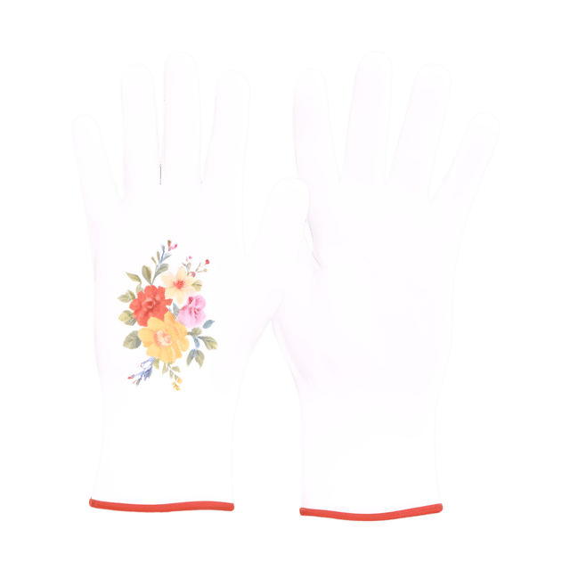 Free transparent PNG: Flowery Garden Gloves PNG Transparent Background