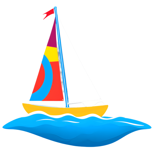 Free transparent PNG: Colorful Sailboat Transparent PNG for Water Scene and Nautical Decor
