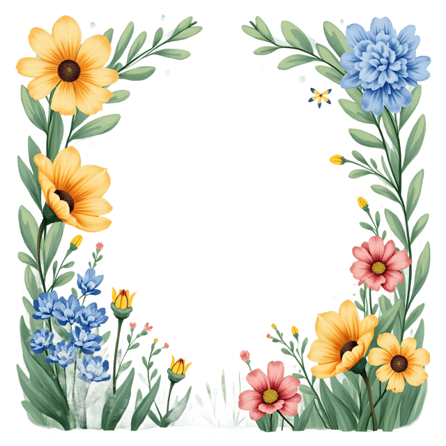 Free transparent PNG: Garden Frame  Soft Focus Garden Clipart, free transparent png download