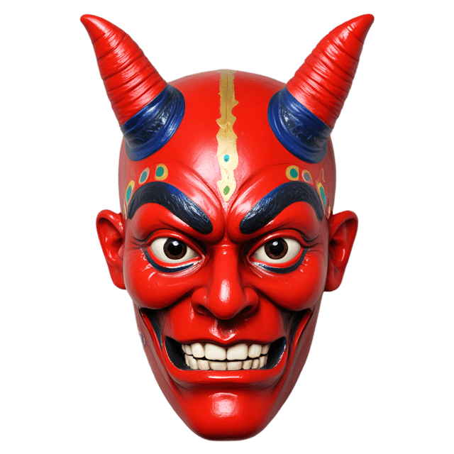 Free transparent PNG: Bolivian Devil Mask PNG with Transparent Background for Art and Crafts