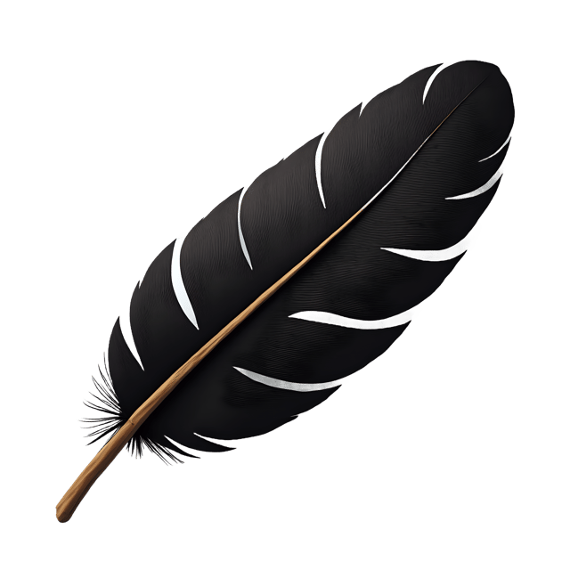Free transparent PNG: Striped Bird Feather  Unique Design Clipart, Free Download PNG