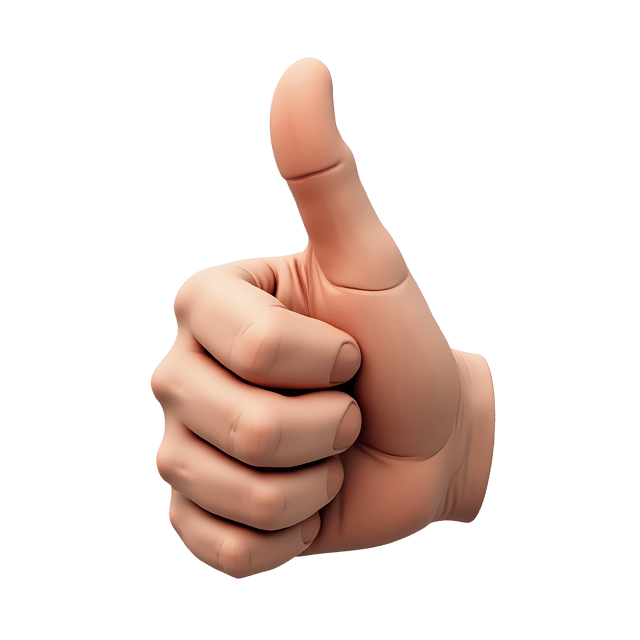 Free transparent PNG: Thumbs Up Emoji PNG Clipart  Ideal for Positive Reactions  Social Media Use