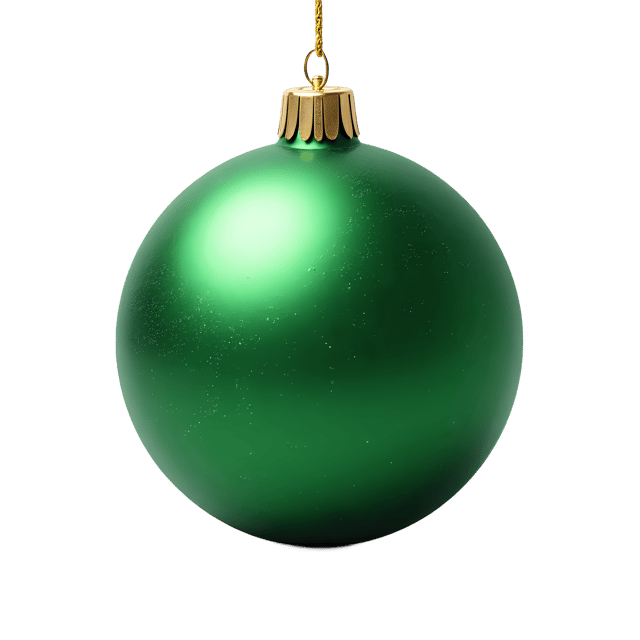 Free transparent PNG: Green Shiny Ornament  Frosted Finish Holiday Clipart, free download png