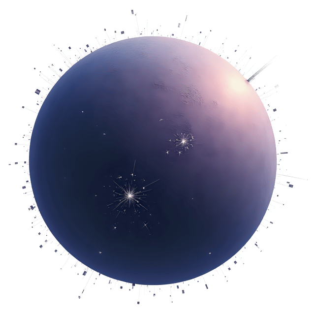 Free transparent PNG: Glitchy Star Burst  Digital Art PNG, free download for creative projects