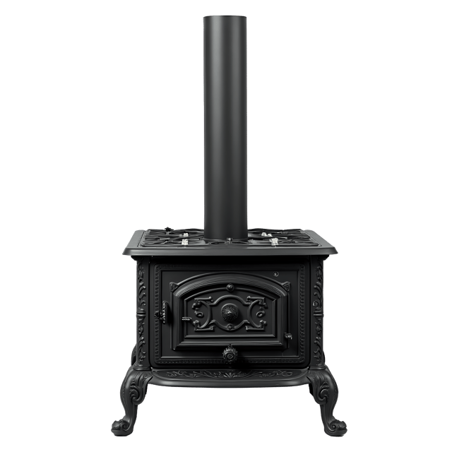 Free transparent PNG: Victorian Cast Iron Stove PNG Clipart  Perfect for Home Decor  Historical Design