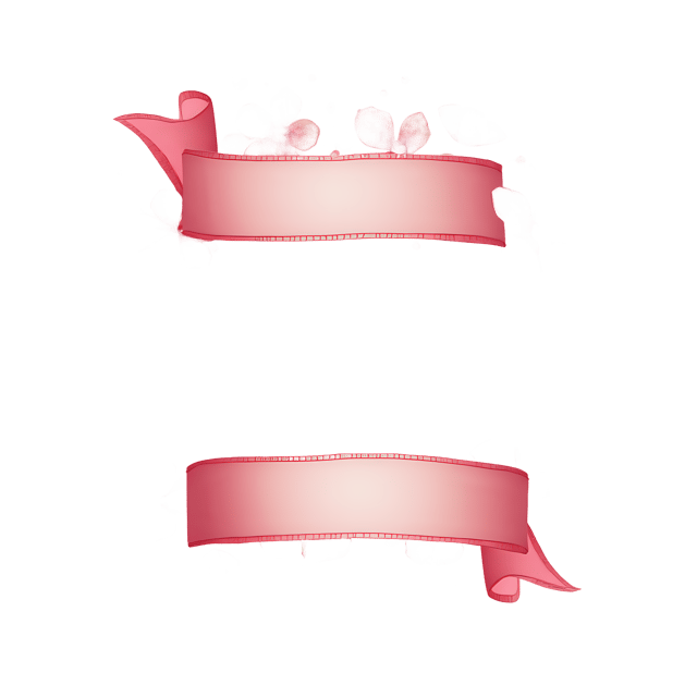 Free transparent PNG: Glimmer Ribbon with Floral Edges  Free Elegant Clipart PNG Download