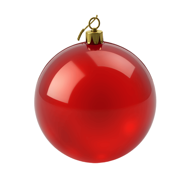 Free transparent PNG: Red Glass Ornament  Christmas Clipart, free transparent png download