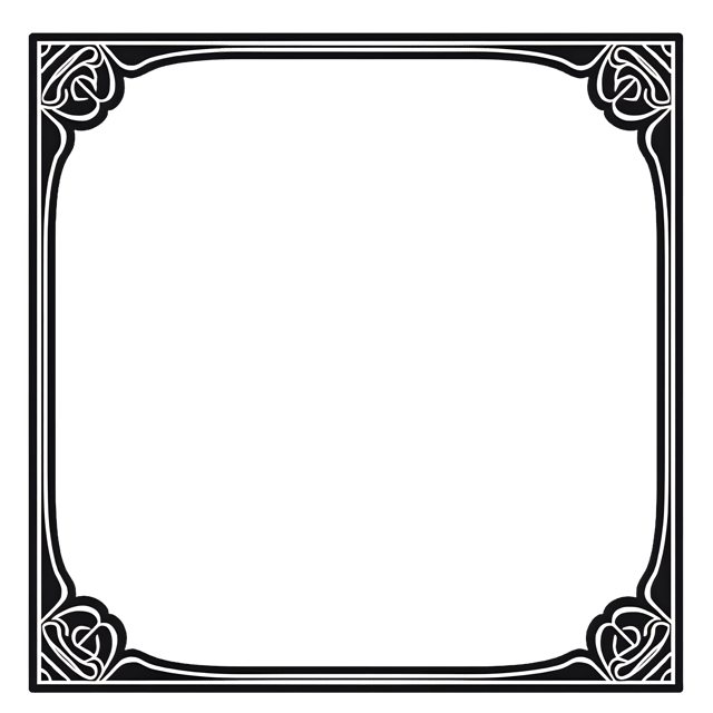 Free transparent PNG: Vintage Art Deco Border  Free Downloadable PNG Clipart