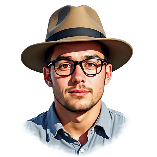 Free transparent PNG: Glasses and Hat Portrait PNG Clipart  Perfect for Fashion  Lifestyle Designs