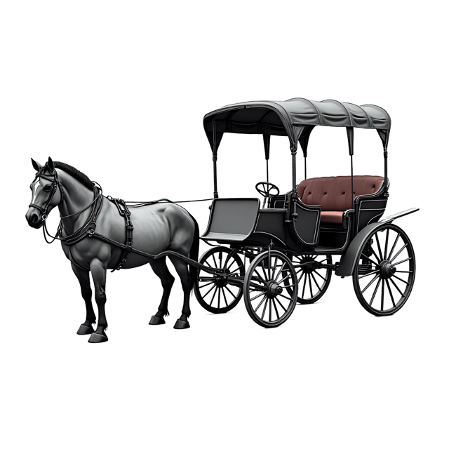 Free transparent PNG: Victorian Horse-Drawn Carriage PNG Clipart  Perfect for Historical Themes and Decor