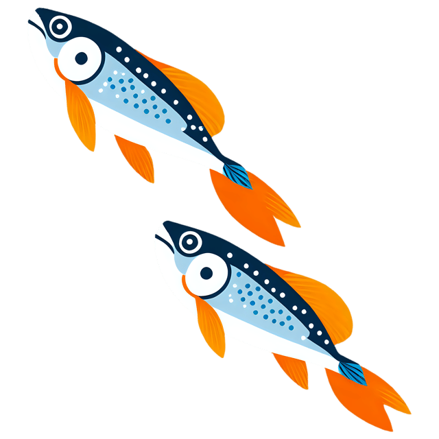 Free transparent PNG: Cute Cartoon Fish Illustration for Underwater Scenes and Decor