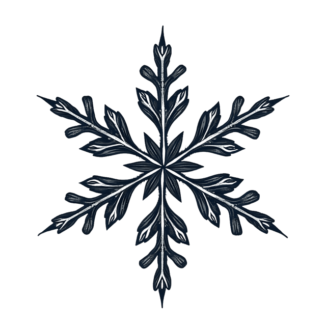 Free transparent PNG: Hand-Drawn Snowflake Sketch PNG Clipart  Perfect for Winter Crafts  Decor