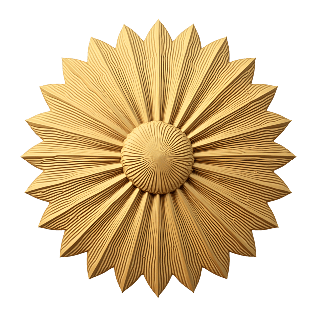 Free transparent PNG: Radiant Gold Star Decoration on White Background
