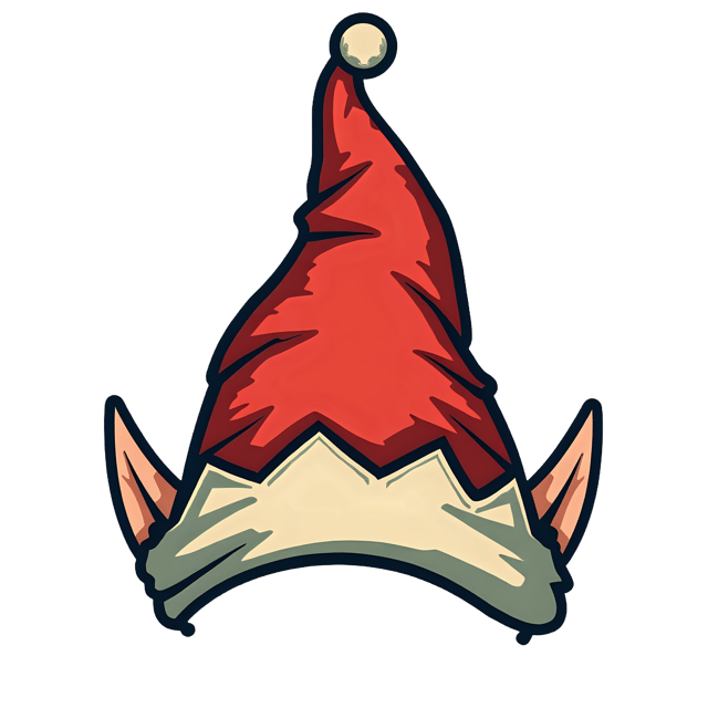 Free transparent PNG: Elf Hat PNG Clipart  Perfect for Holiday Crafts  Decor