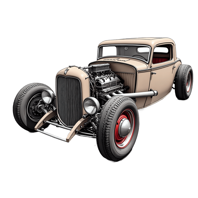 Free transparent PNG: Vintage Car Engine Detailed Drawing in Ink with Transparent Background