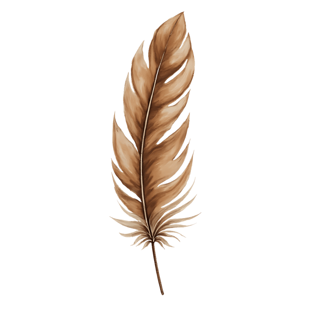Free transparent PNG: Mottled Brown Feather  Bird Clipart, free downloadable png