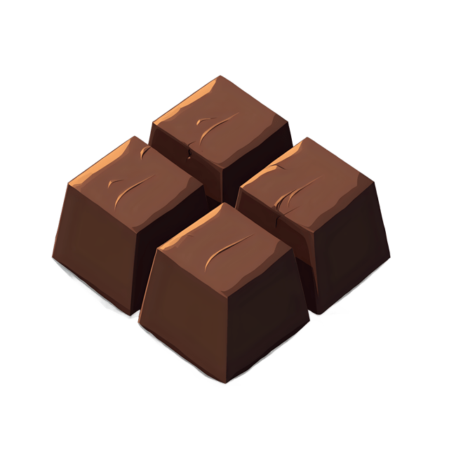 Free transparent PNG: Dark Chocolate Square  Sweet Treats Clipart, free png download