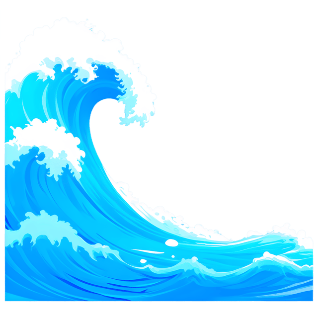 Free transparent PNG: Cerulean Waves Shoreline PNG Transparent Background