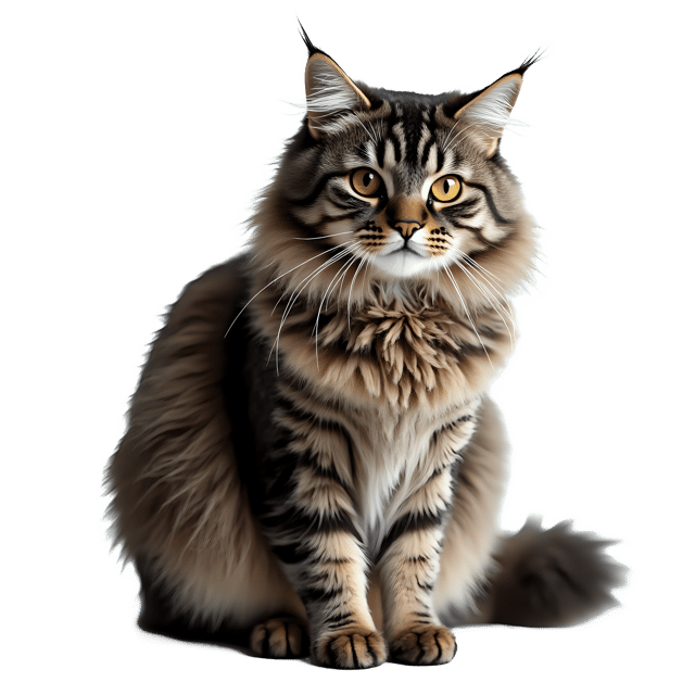 Free transparent PNG: Maine Coon Cat PNG  Perfect for Pet Portraits, Art  Animal Lovers