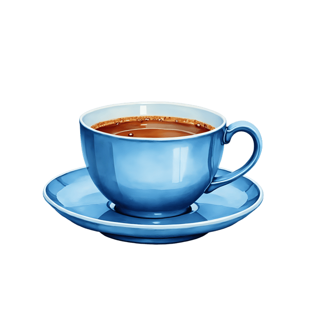 Free transparent PNG: Blue and White Tea Cup PNG Download  Perfect for Kitchen Designs, Crafts  Decor