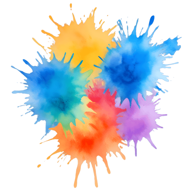 Free transparent PNG: Radiant Splatter Dreamy Dance PNG with Transparent Background