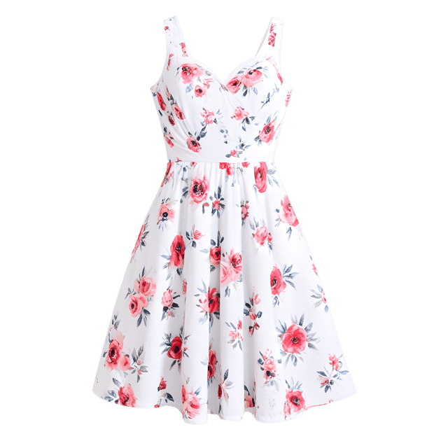 Free transparent PNG: Floral Dress PNG with Transparent Background for Design and Craft Use