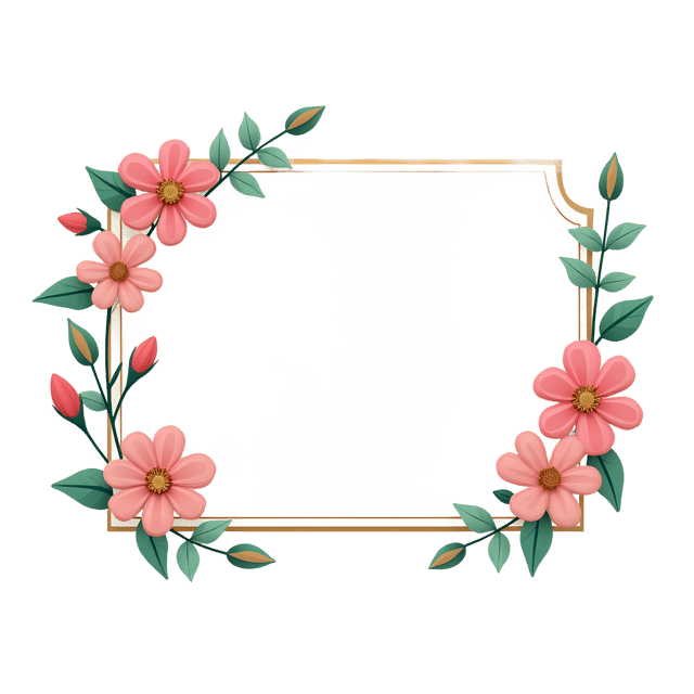 Free transparent PNG: Blank Floral Nameplate  Free Downloadable PNG Clipart