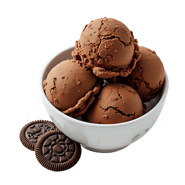 Free transparent PNG: Chocolate Ice Cream with Crushed Cookies  Dessert Clipart, free downloadable png