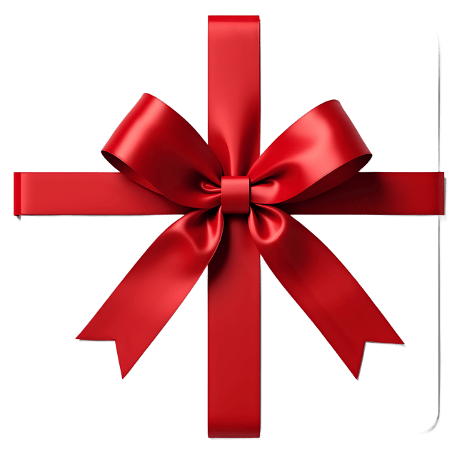 Free transparent PNG: Red Ribbon Vector Graphic for Decorations and Celebratory Uses