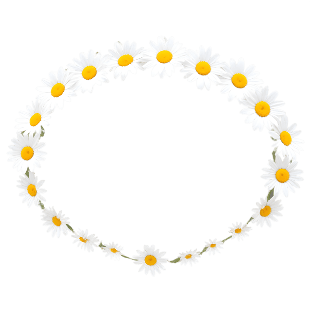 Free transparent PNG: Daisy Chain Crown PNG Transparent Summer Festival Decoration