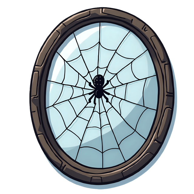 Free transparent PNG: Spider Web Across Broken Mirror  Free Downloadable PNG Clipart