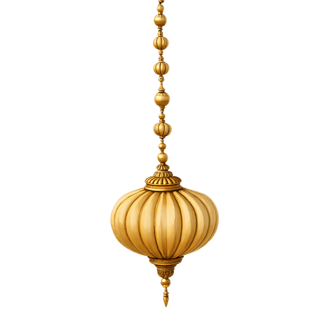 Free transparent PNG: Gold Hanging Ornament  Beaded Chain Clipart, free downloadable png