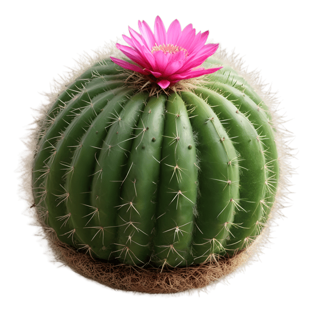 Free transparent PNG: Pincushion Cactus Transparent PNG for Botanical and Nature Imagery