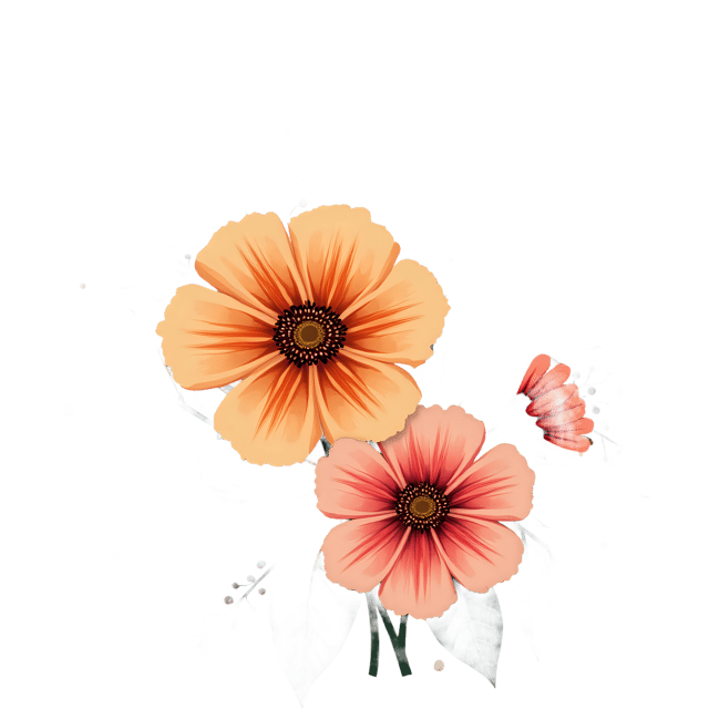 Free transparent PNG: Boho Festival Flowers  Decorative Clipart, free downloadable png