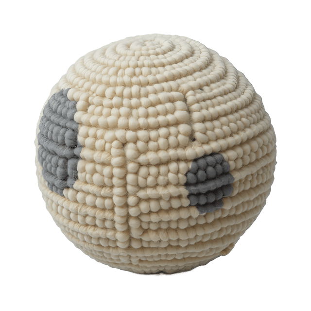 Free transparent PNG: Soft Crocheted Moon with Craters Transparent PNG for Yarn and Handmade Crafts