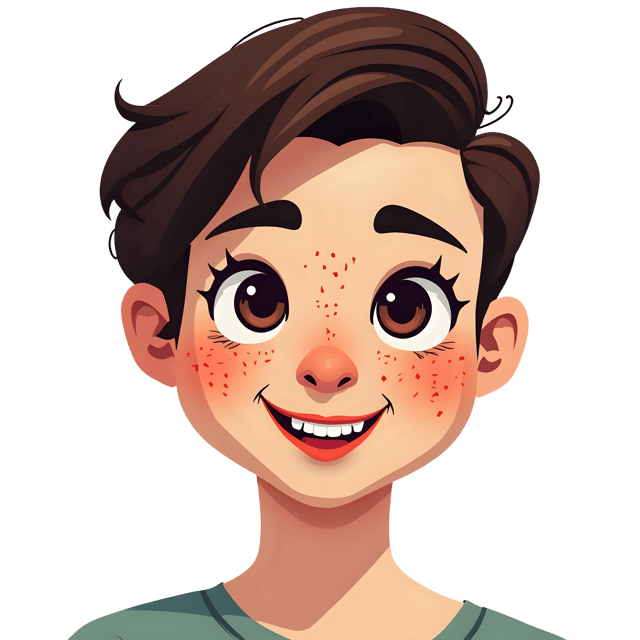 Free transparent PNG: Freckled Face Portrait PNG Clipart  Unique Skin Art for Design  Crafts