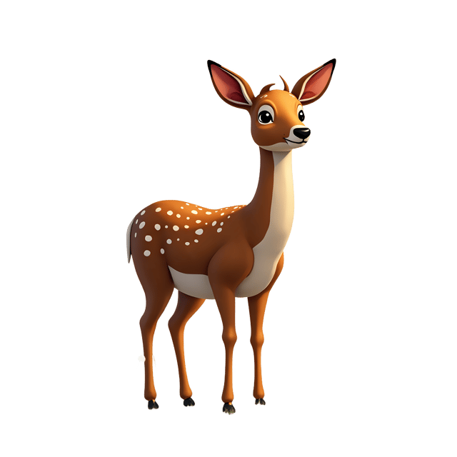 Free transparent PNG: Serene Deer in Meadow Transparent PNG