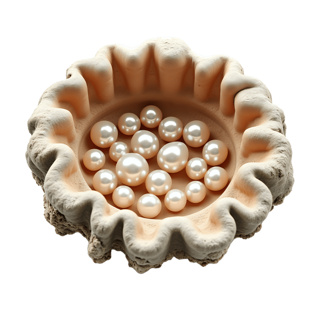 Free transparent PNG: Pearl Cluster Inside Coral Cavity  Underwater Scene Clipart, free downloadable png