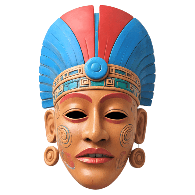 Free transparent PNG: Mayan Mask PNG with Transparent Background for Art and Design
