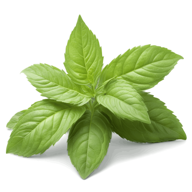 Free transparent PNG: Holy Basil Herb Transparent PNG for Herbal and Kitchen Uses