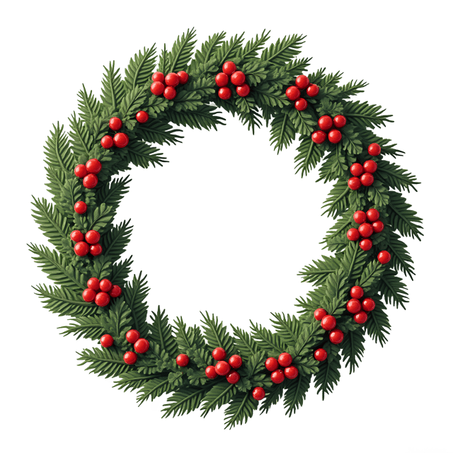 Free transparent PNG: Christmas Wreath PNG  Perfect for Holiday Decorations  Crafts