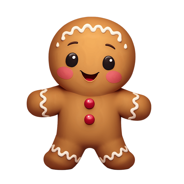 Free transparent PNG: Gingerbread Man PNG Transparent Background