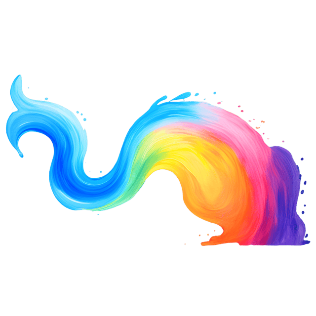 Free transparent PNG: Dramatic Brushstroke Painting with Transparent Background