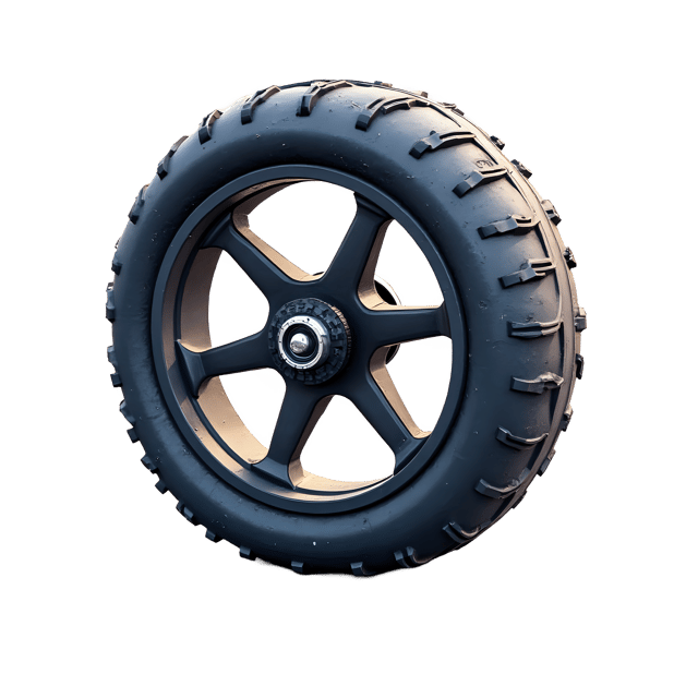 Free transparent PNG: Hoverboard Wheel with Rubber Treads  Free PNG Download for Tech Projects
